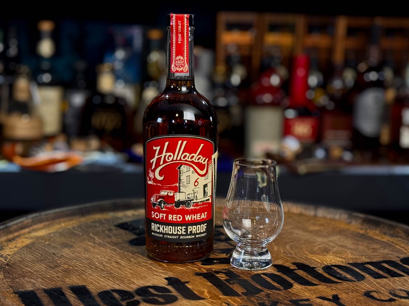 Ben Holladay Soft Red Wheat Rickhouse Proof Missouri Straight Bourbon