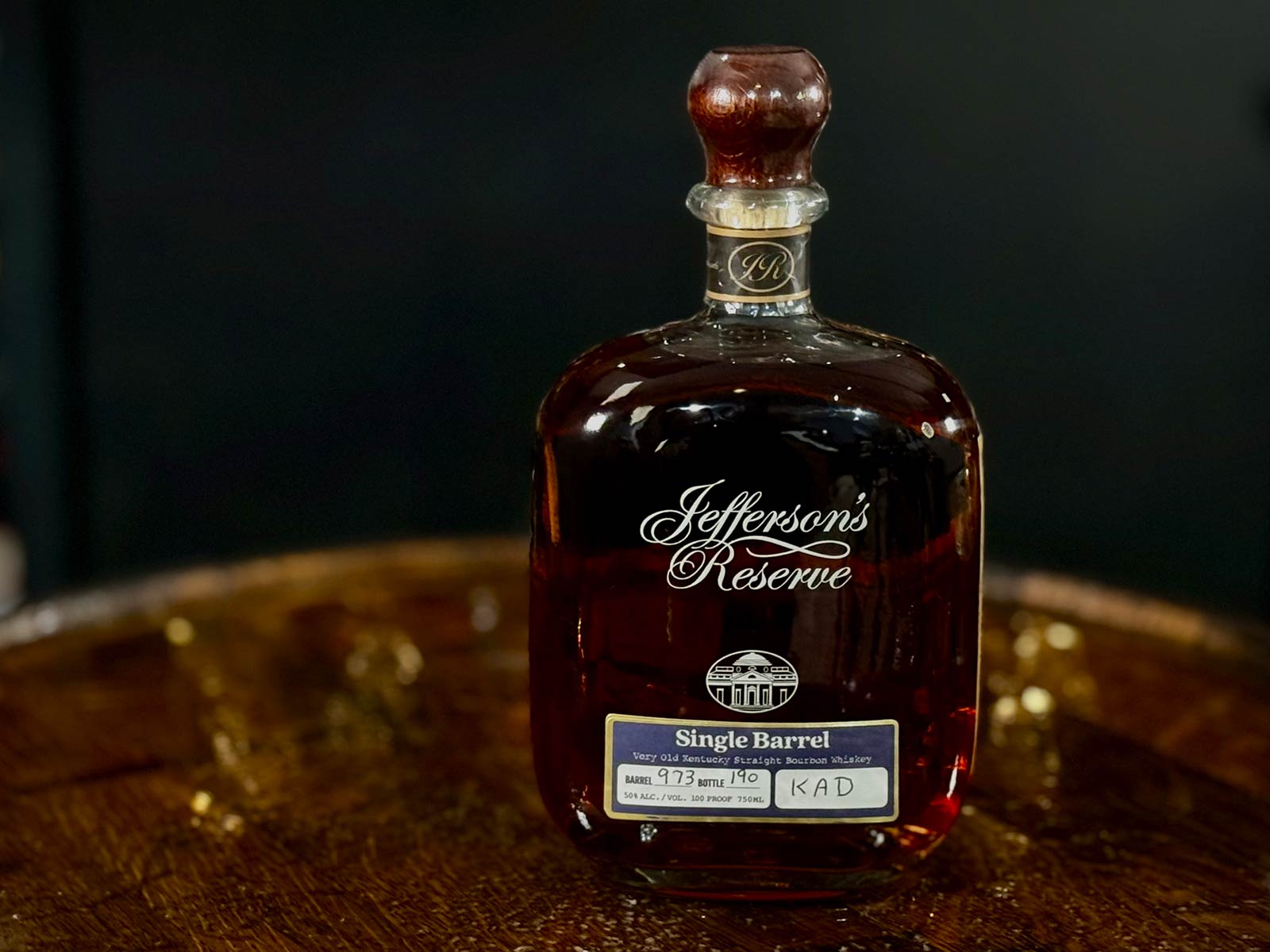 Jefferson’s Reserve Single Barrel Kentucky Straight Bourbon Whiskey