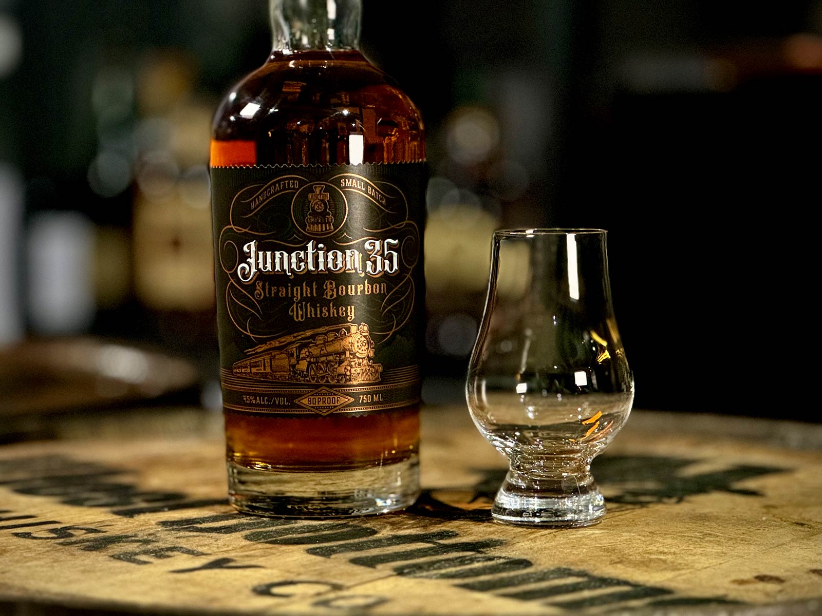 Junction 35 Straight Bourbon Whiskey