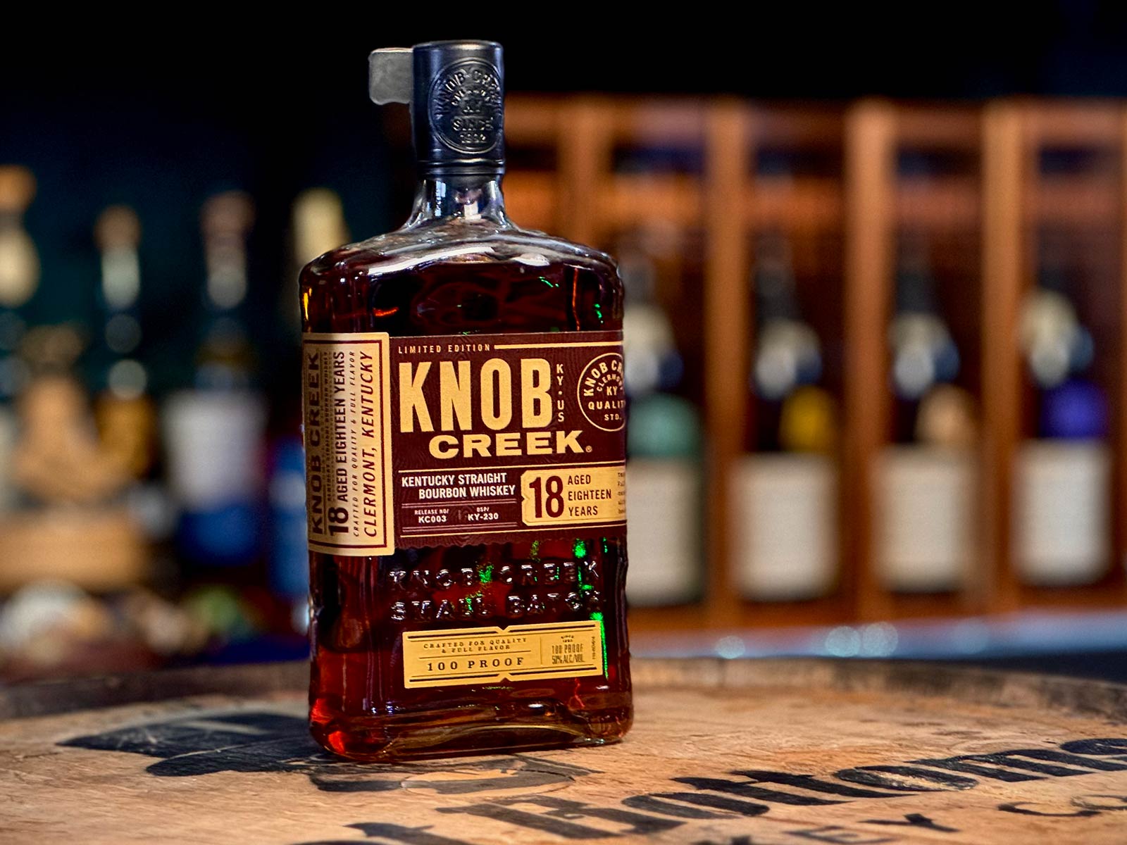 Knob Creek 18 Year Old Kentucky Straight Bourbon Whiskey