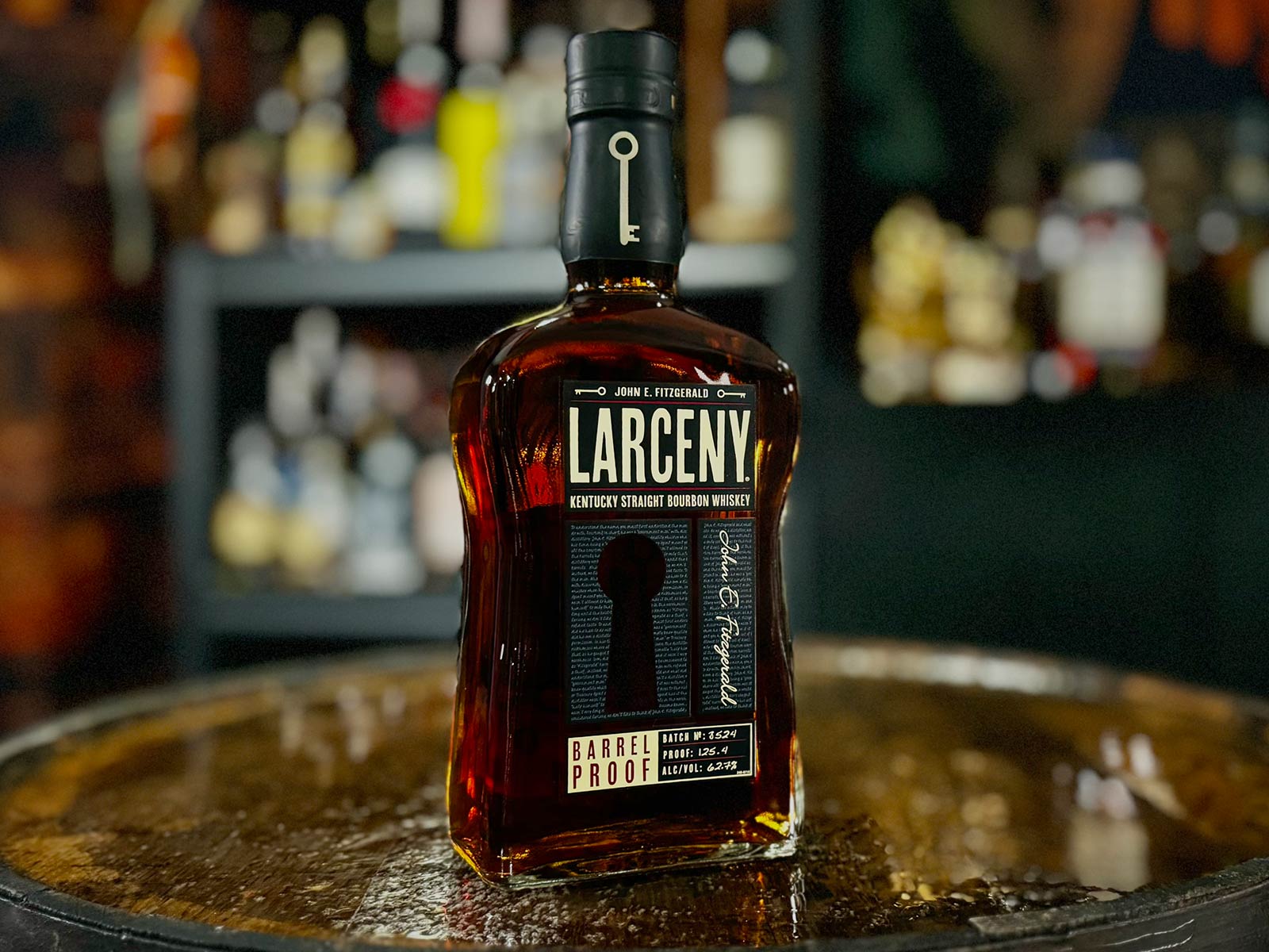 Larceny Barrel Proof Batch B524 kentucky Straight Bourbon Whiskey