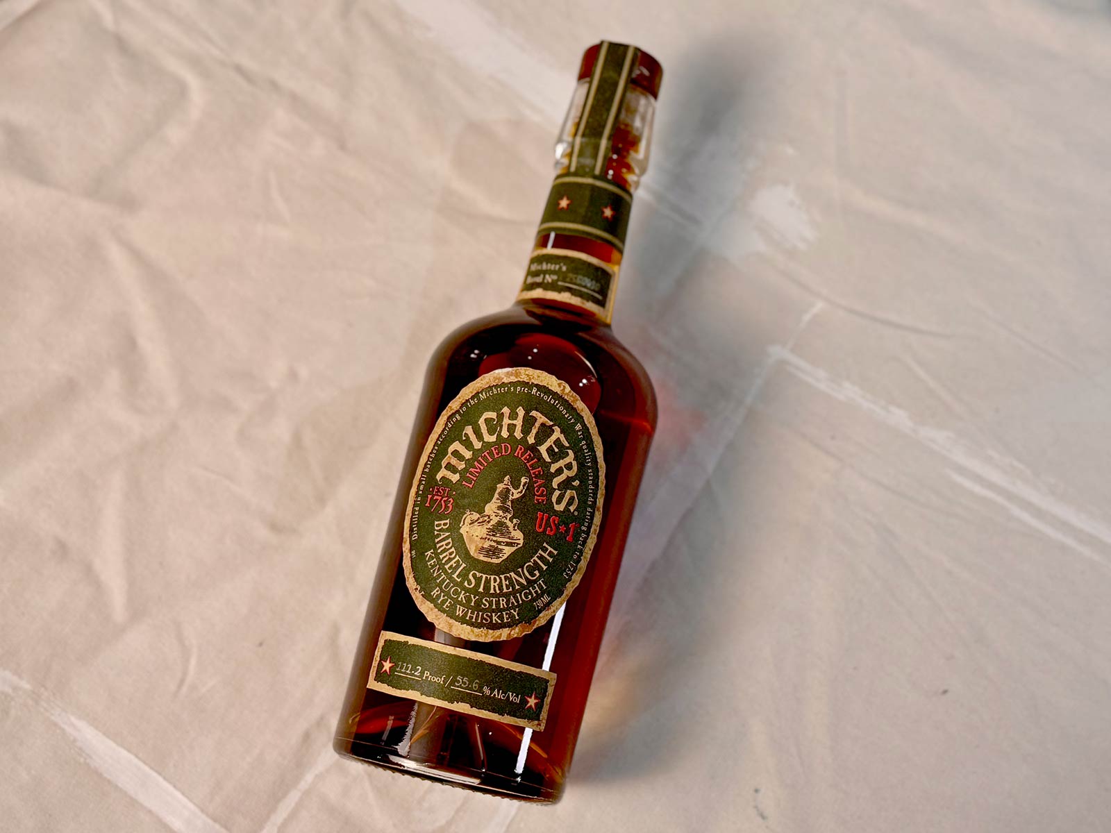 Michter's Single Barrel Barrel Strength Kentucky Straight Rye Whiskey