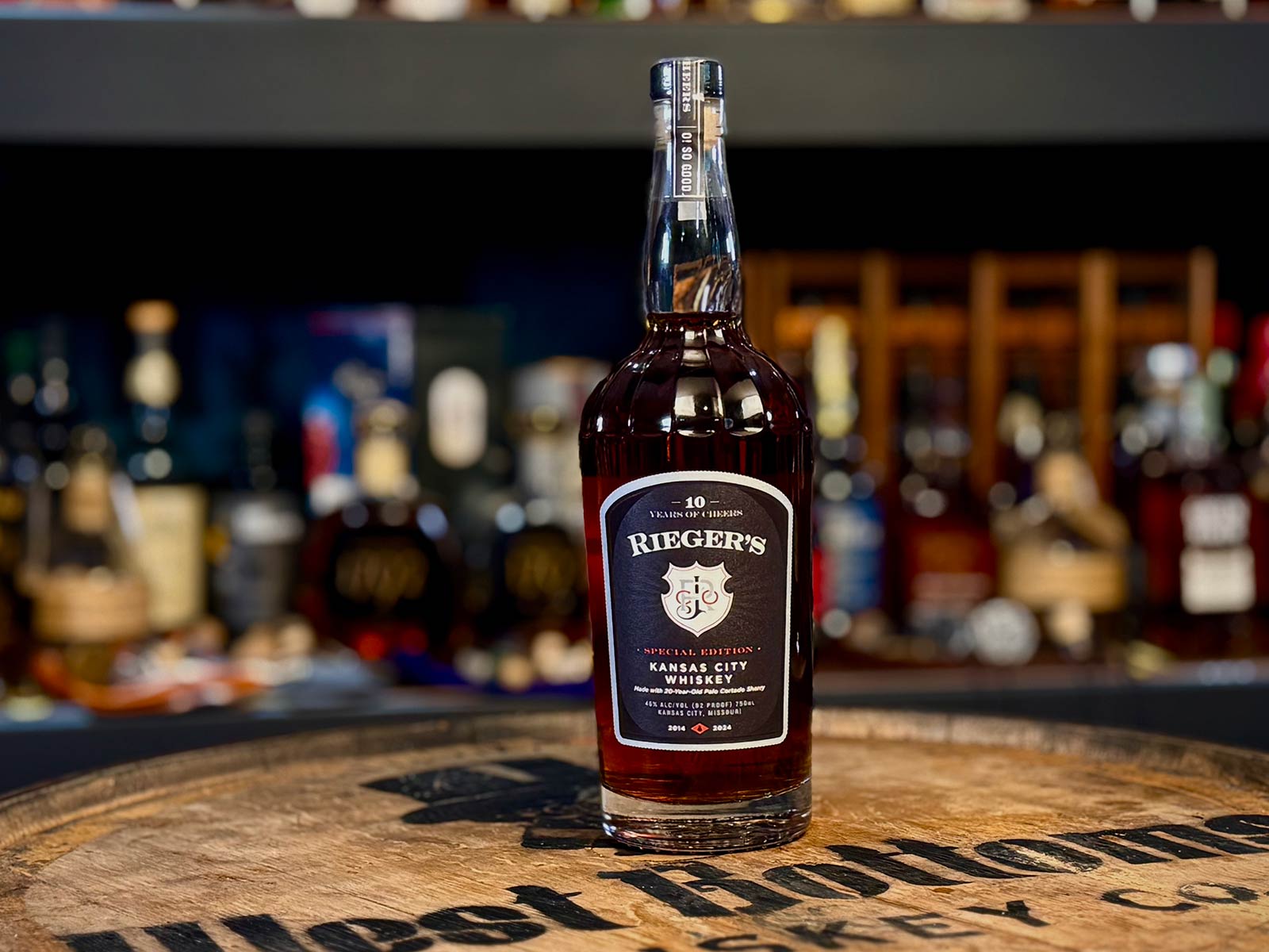 10 Year of Cheers Special Edition Kansas City Whiskey made with 20-Year Palo Cortado Sherry