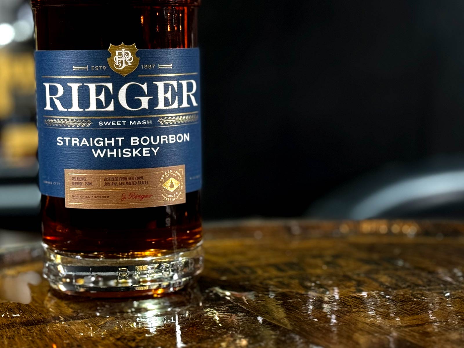 Rieger's Straight Bourbon Whiskey