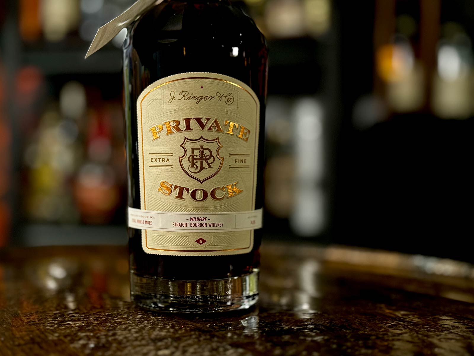 RIEGER'S PRIVATE STOCK (Total Wine) - WildFire: Straight Bourbon Whiskey