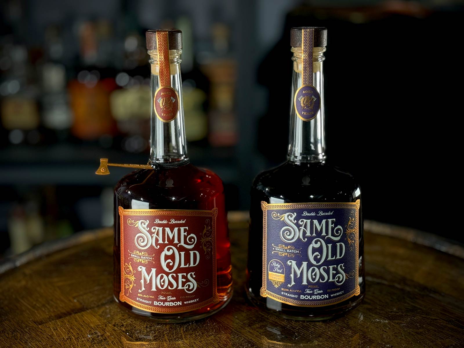 Same Old Moses Straight Bourbon Whiskey