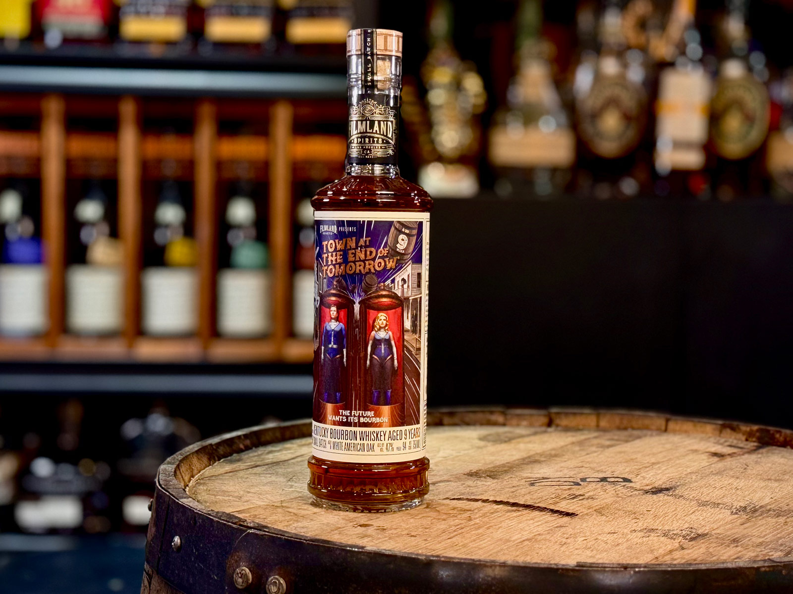 Filmland Spirits Town at the End of Tomorrow Kentucky Straight Bourbon Whiskey Aged 9 Years