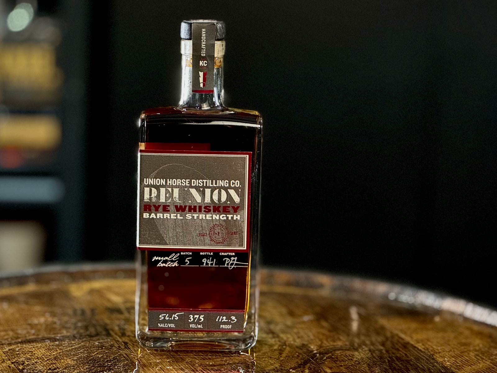 Union Horse Barrel Strength Straight Rye Whiskey