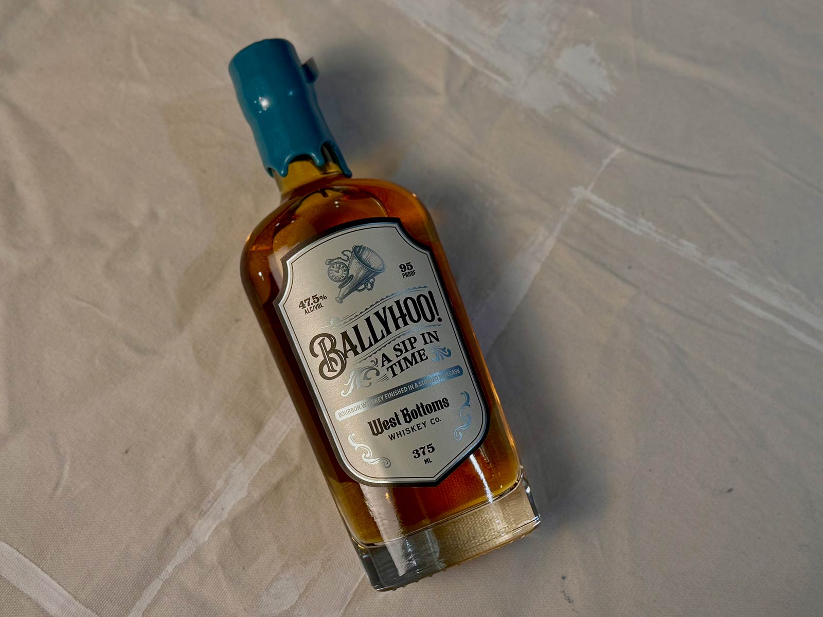 West Bottoms Whiskey Company Ballyhoo! A Sip in Time Bourbon Whiskey with a Storied Cask Finish
