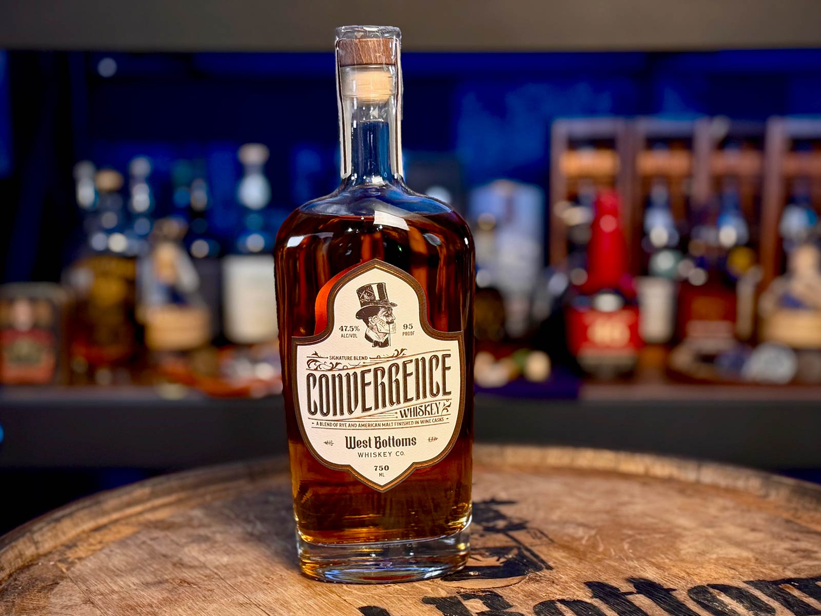 West Bottoms Whiskey Company Convergence Blended Whiskey